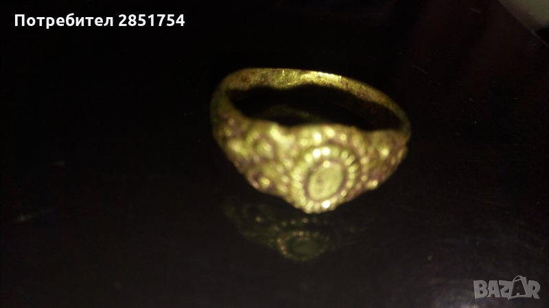 Стариннен  ръчно изработен пръстен , снимка 1