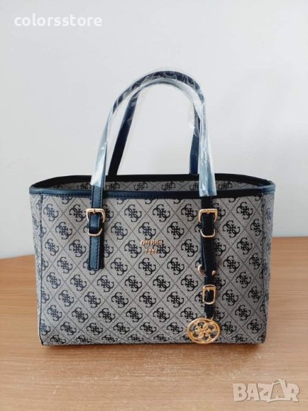 Бежова луксозна чанта Guess/SG-E37, снимка 1