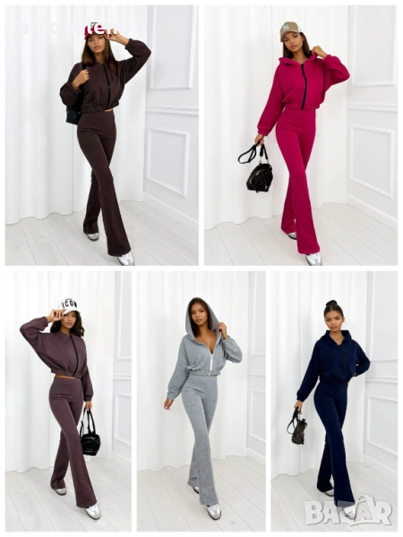 Дамски комплект от суитшърт и панталон Melissa, 5цвята , снимка 1