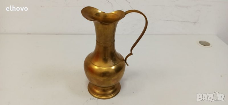 Старинна месингова кана -, снимка 1