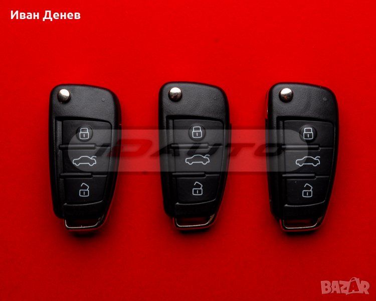 Кутийка Ключ Audi / Ауди A2, A3, A4, A5, A6, A8, Tt, Q7 Дистанционно, снимка 1