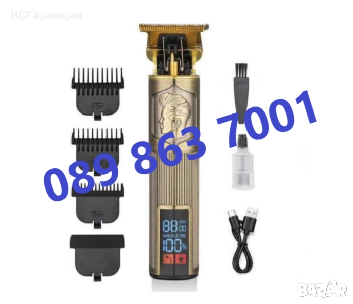 Професионална Безжична Машинка за Подстригване T12, снимка 1