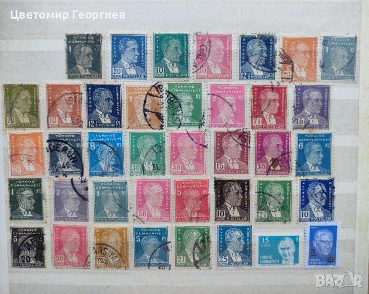 Турция 39 бр . марки, снимка 1