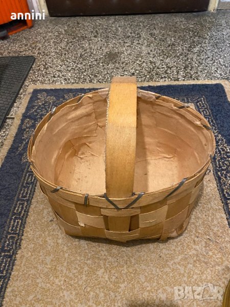  голяма раз 32/25   плетена кошница подсилена  , снимка 1