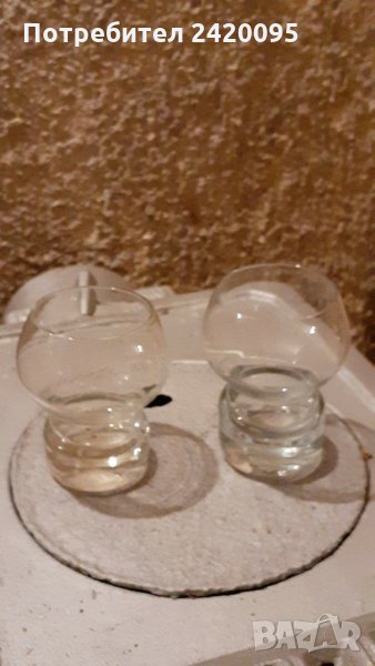 Стъклени кръчмарски чашки от  соца-10лв, снимка 1