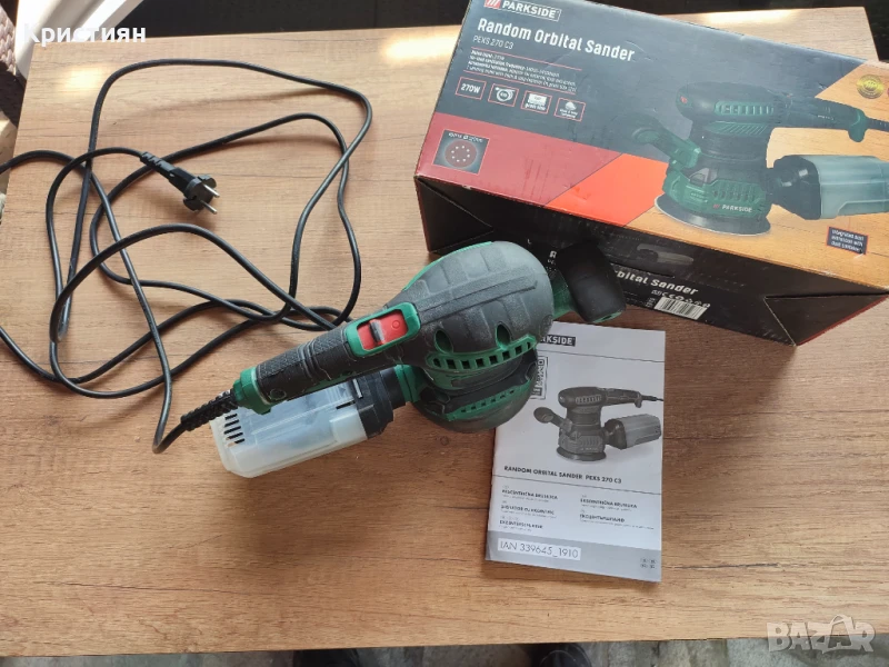 Виброшлайф PARKSIDE PEXS 270 C3, снимка 1
