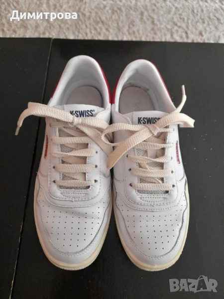 Дамски маратонки естествена кожа  K Swiss Classic Slim Court 38.5н, снимка 1