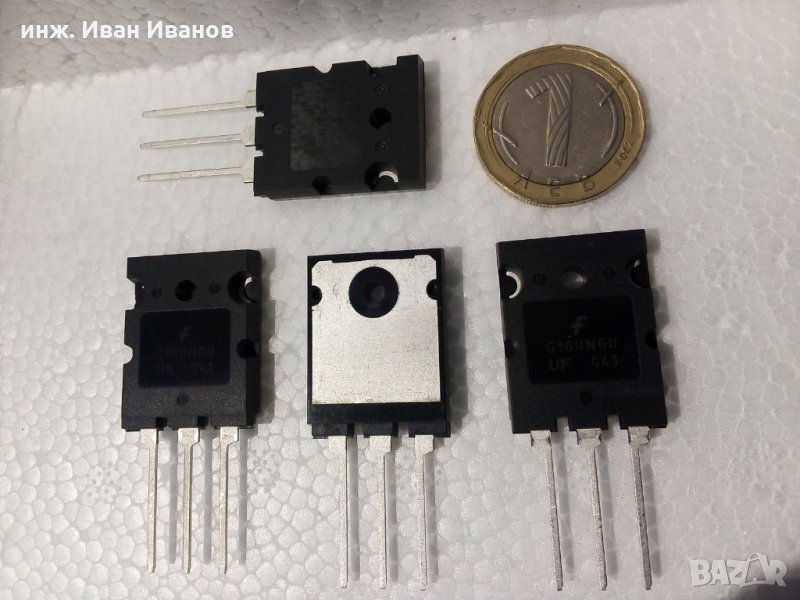 SGL160N60UF IGBT Транзистори 600V, 160A, 250W, корпус TO-264, снимка 1