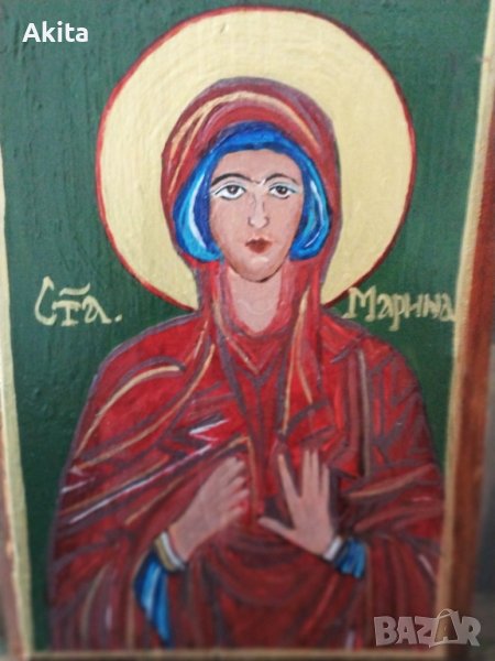 Икона на Света  Марина, снимка 1