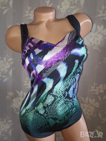 Sunflaer L- Цял оригинален качествен бански в змийски принт , снимка 1