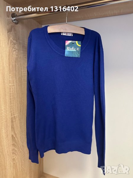 Нов пуловер с етикет, размер S, снимка 1