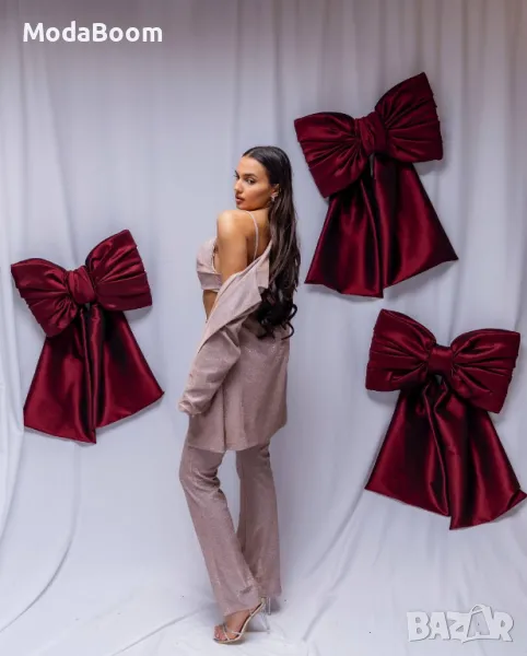 Розов дамски комплект от три части , снимка 1