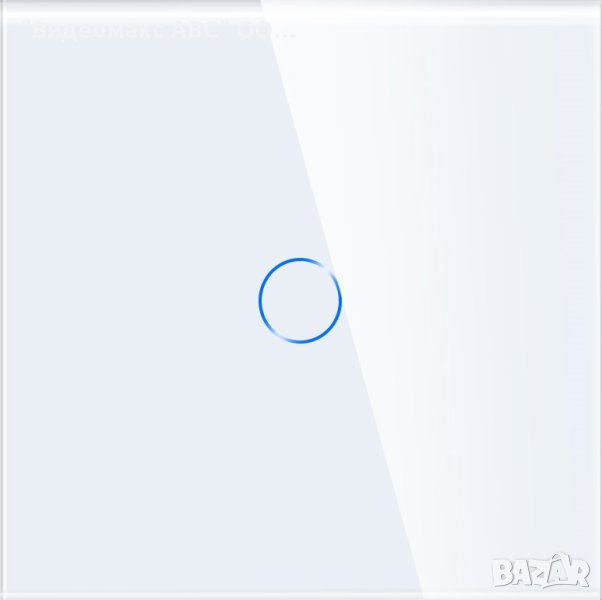 Сензорен ключ Wifi+RF433,Tuya Smart, единичен с кристален панел "LUX-ON" - БЯЛ, СИВ, ЧЕРЕН, ЗЛАТИСТ, снимка 1