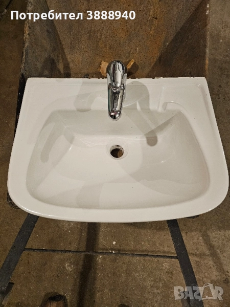 Мивка със смесител - (53,5х41), снимка 1