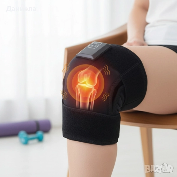 Безжичен масажор за колена Rechargeable Massage Knee, снимка 1