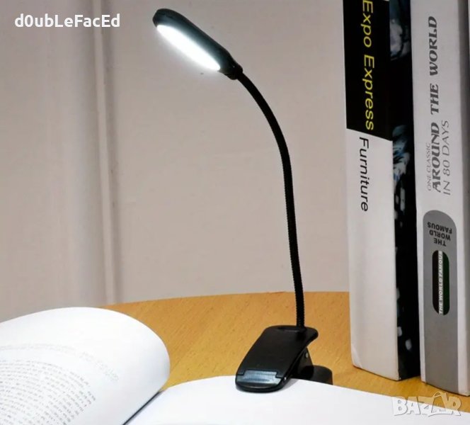 Лампа за четене със щипка, снимка 1