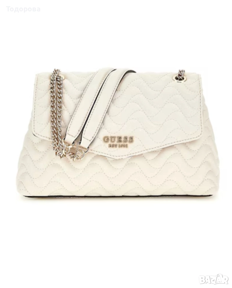GUESS Капитонирана чанта през рамо, снимка 1