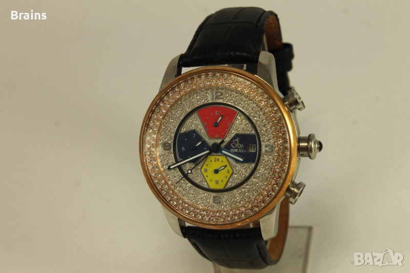 Jacob & Co Автомат Мъжки Стоманен Ръчен Часовник, снимка 1