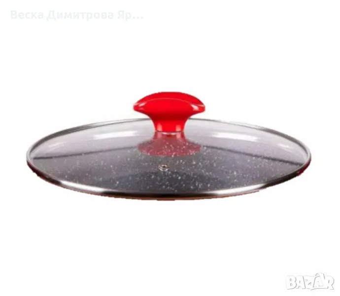 Капак с топка Voltz , 20см./24см., Стъкло, снимка 1