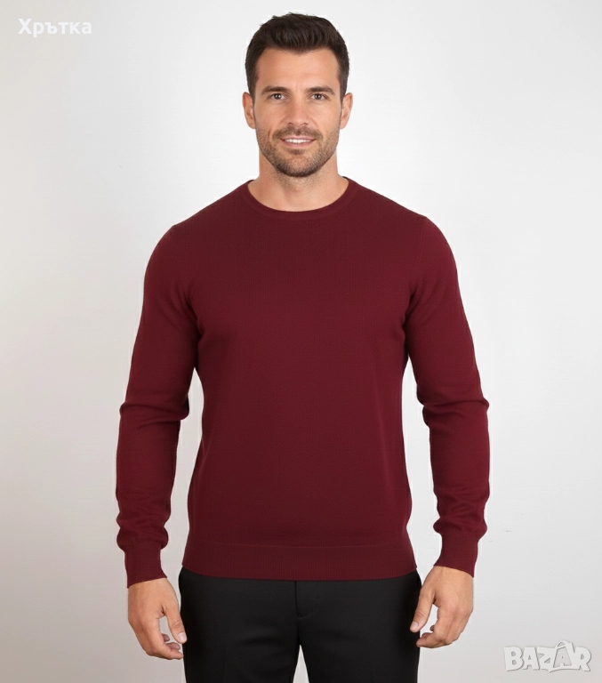 Gran Sasso - Мъжки пуловер от 100% кашмир размер M, снимка 1