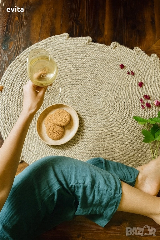 🌿 Килим от естествени материали – Лукс и уют, снимка 1