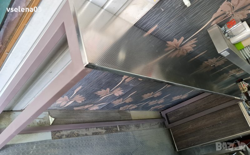 Маса  с иноксов плот за заведение, снимка 1