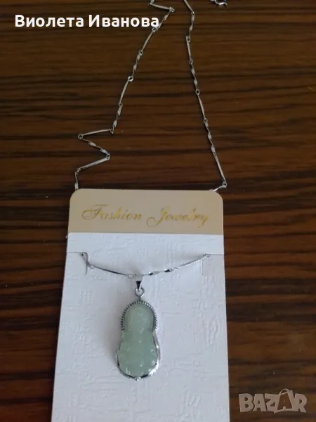 Колие зелено/резида, Орифлейм., снимка 1