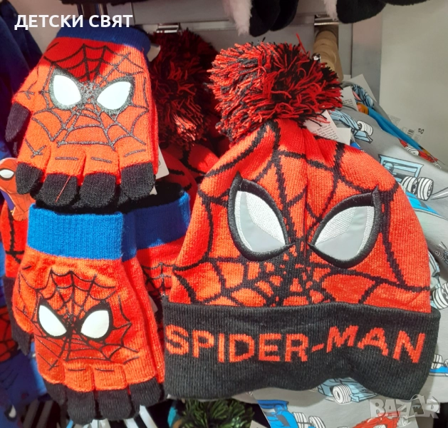 Нови якета,шапки и ръкавички със Спайдърмен , снимка 1