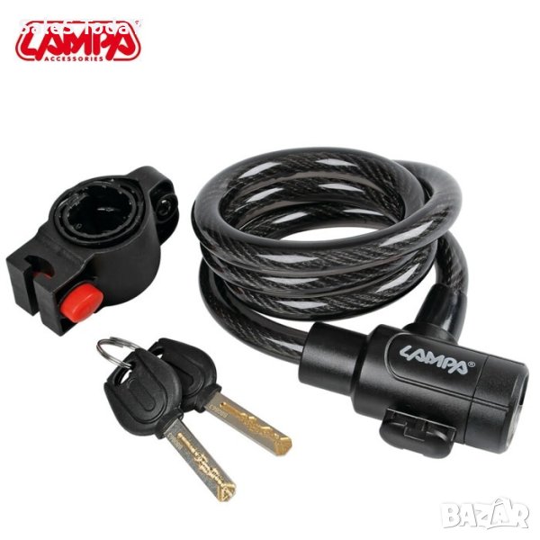 Заключващо устройство за велосипед, Led светлина, Катинар за колело, снимка 1