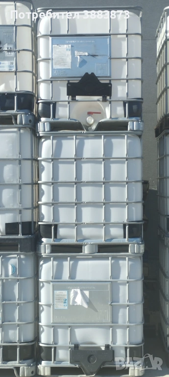 Бидони 1000 литра втора употреба | IBC контейнери втора ръка, снимка 1