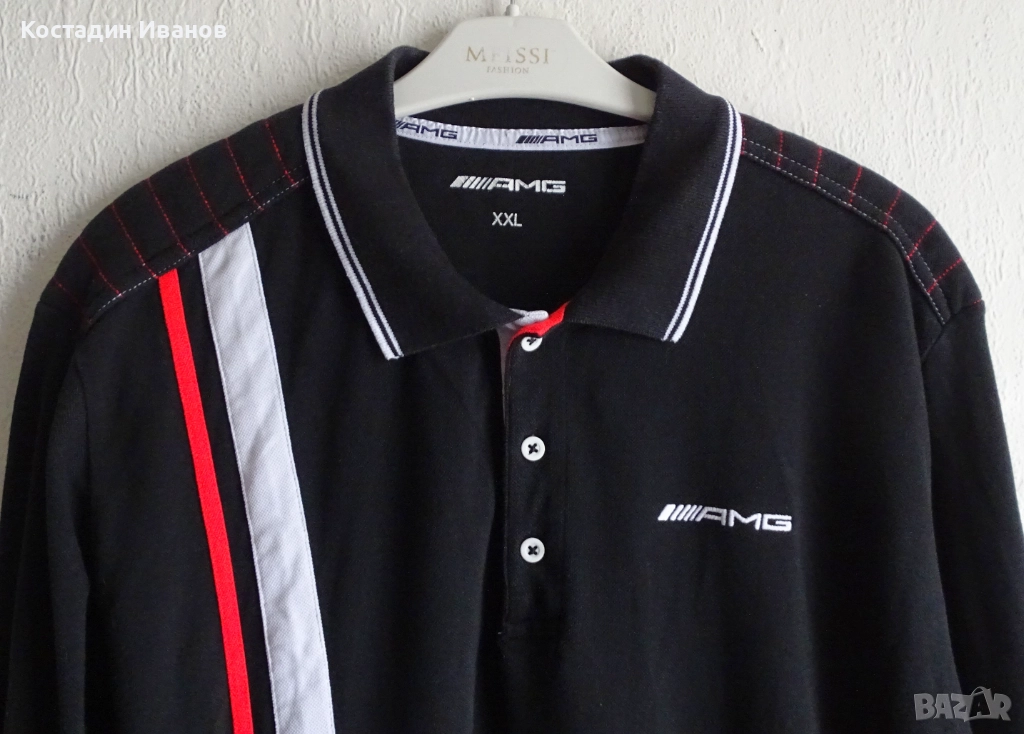 Mercedes-AMG поло блуза с дълъг ръкав Daimler AG, снимка 1