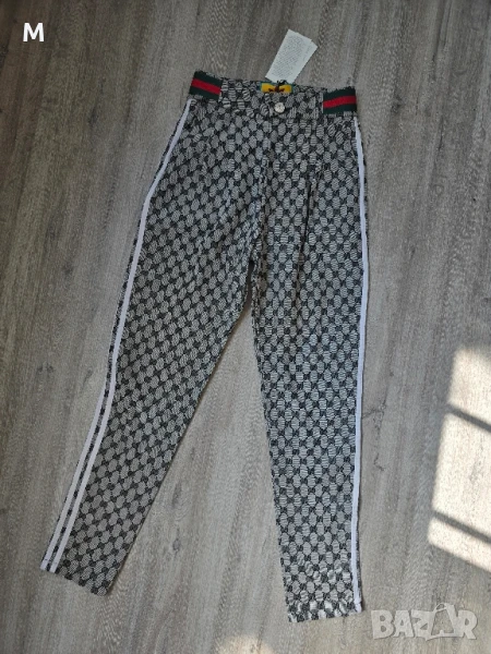 НОВ жесток дамски панталон GUCCI X ADIDAS , снимка 1