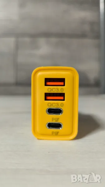 120 w  вата  със два слота  usb и type c, снимка 1