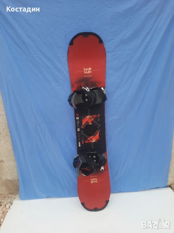 сноуборд  Salomon Wild Card +автомати 150см.  , снимка 1