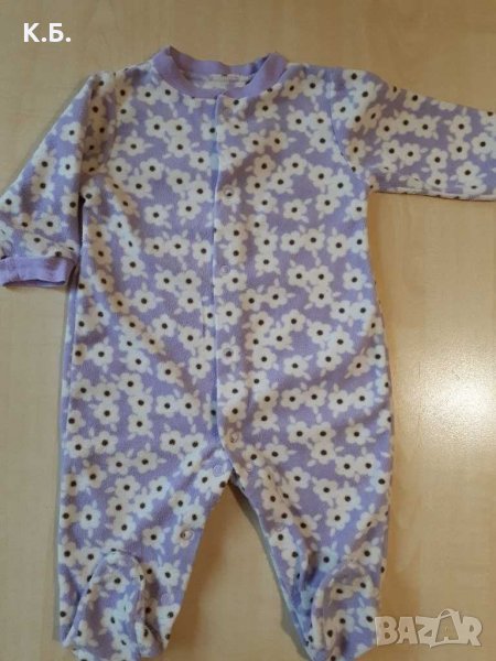 Поларен ромпър ,,Теменужка" р-р 68, снимка 1