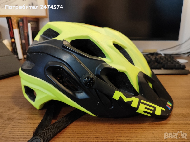 Каска за планинско колоездене МЕТ. MTB helmet MET. Отлично състояние., снимка 1