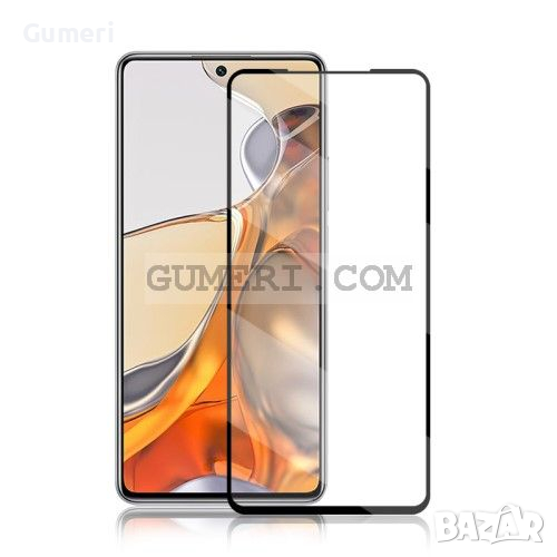  Xiaomi 11T Pro Стъклен Протектор За Целия Екран Full Glue, снимка 1