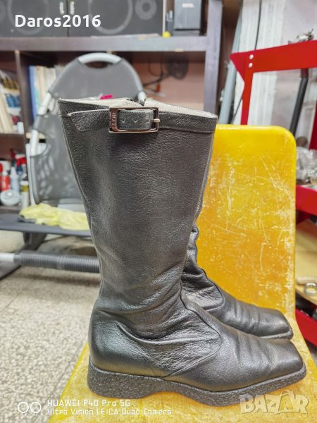 Оригинални дамски кожени ботуши Hugo Boss 36 номер, снимка 1