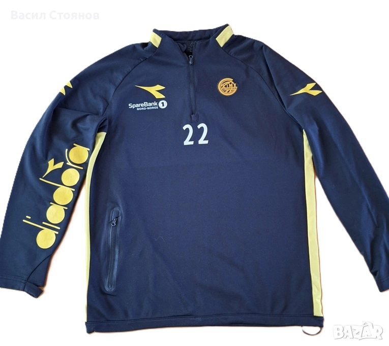 Бодьо Глимт / Bodo Glimt training top 1/4 zip - размер L, снимка 1