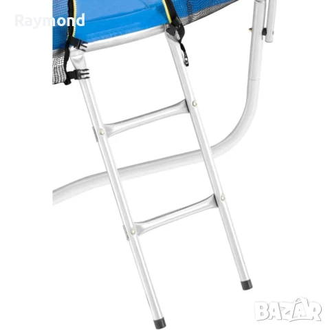 Детски батут с мрежа 244см с ПДОАРЪΚ LED Лампички – Подсилена конструкция и UV защита, снимка 10 - Други - 50985743