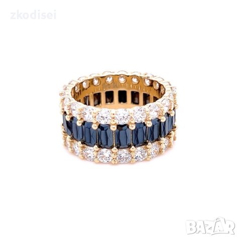 Златен дамски пръстен 10,60гр. размер:58 14кр. проба:585 модел:21887-1
