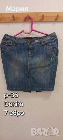 Дамски къси панталони и поли .Mango   Benetton ,Springfield , снимка 8 - Поли - 45372517