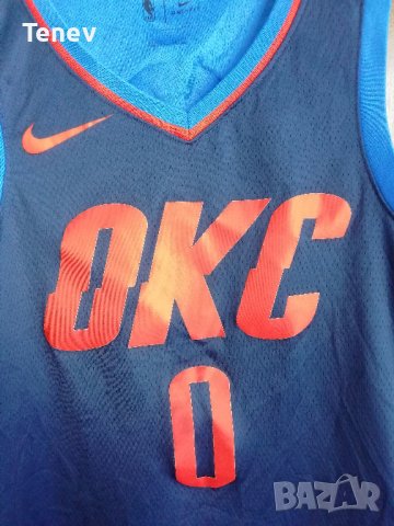 Nike Swingman Russell Westbrook OKC Thunder Jersey NBA потник, снимка 3 - Тениски - 37743611