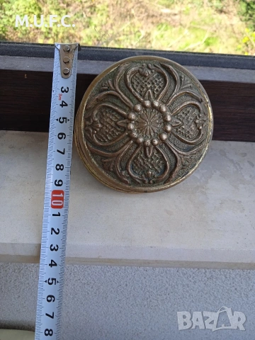 Бронзова дръжка за врата 19век., снимка 4 - Антикварни и старинни предмети - 54245130