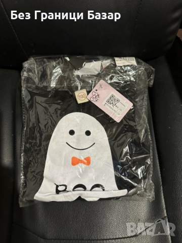 Нова Детска пижама за Хелоуин с духчета + шапка, размер 100, снимка 2 - Други - 53956491