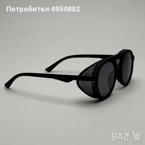 Слънчеви очила Aviator черни нови с мрежа и UV400 защита, снимка 4 - Слънчеви и диоптрични очила - 56161878
