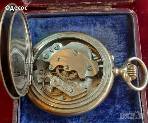 Старинен Швейцарски джобен часовник, снимка 6 - Антикварни и старинни предмети - 54078217