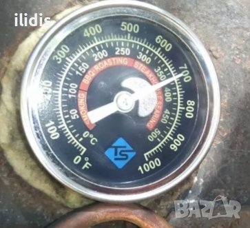  Термометър за грил, барбекю и камина от-20   до 550 градуса по целзий широкообхватен, снимка 1 - Барбекюта - 42377216