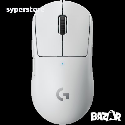 Безжична геймърска мишка LOGITECH G PRO X SUPERLIGHT БЯЛА SS301493, снимка 1 - Клавиатури и мишки - 39887879