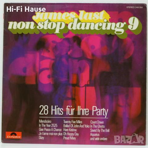 James Last-non stop party 9-28 Hits-Грамофонна плоча -LP 12”, снимка 2 - Грамофонни плочи - 36387637